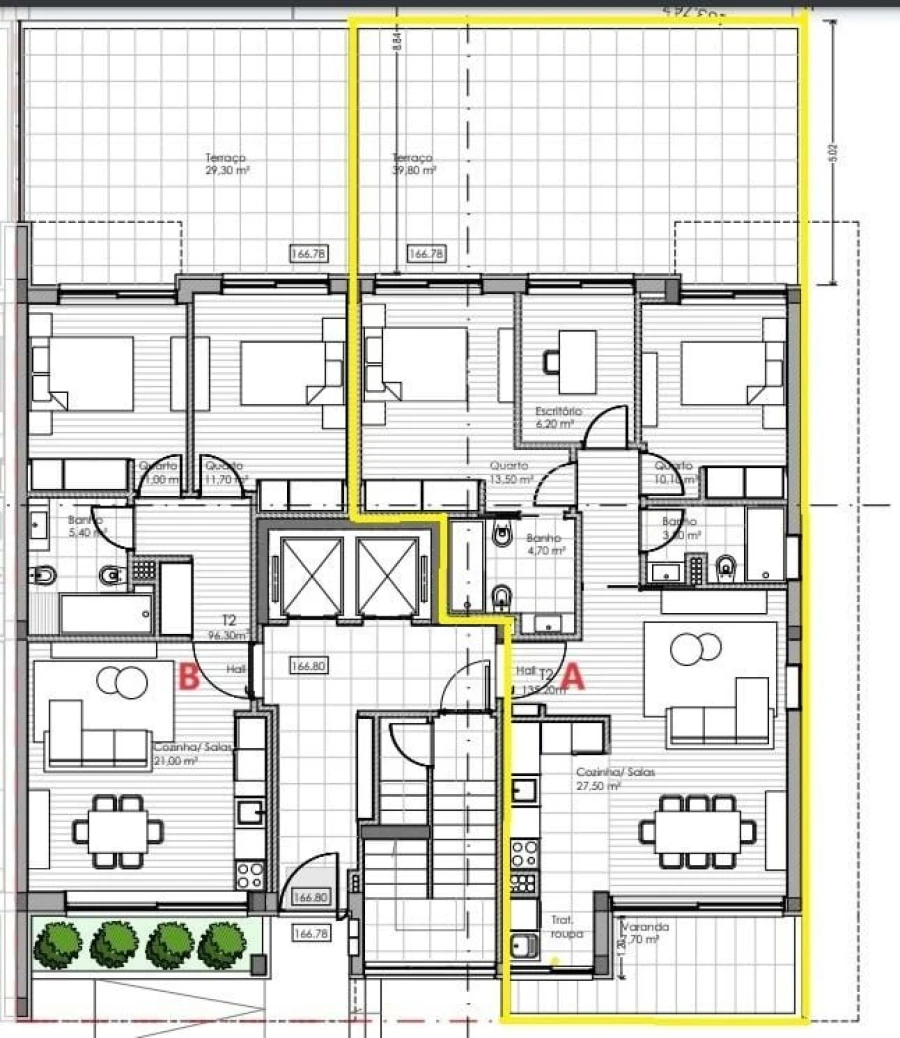 Apartamento T3 para Venda em Fânzeres e São Pedro da Cova Foto 3