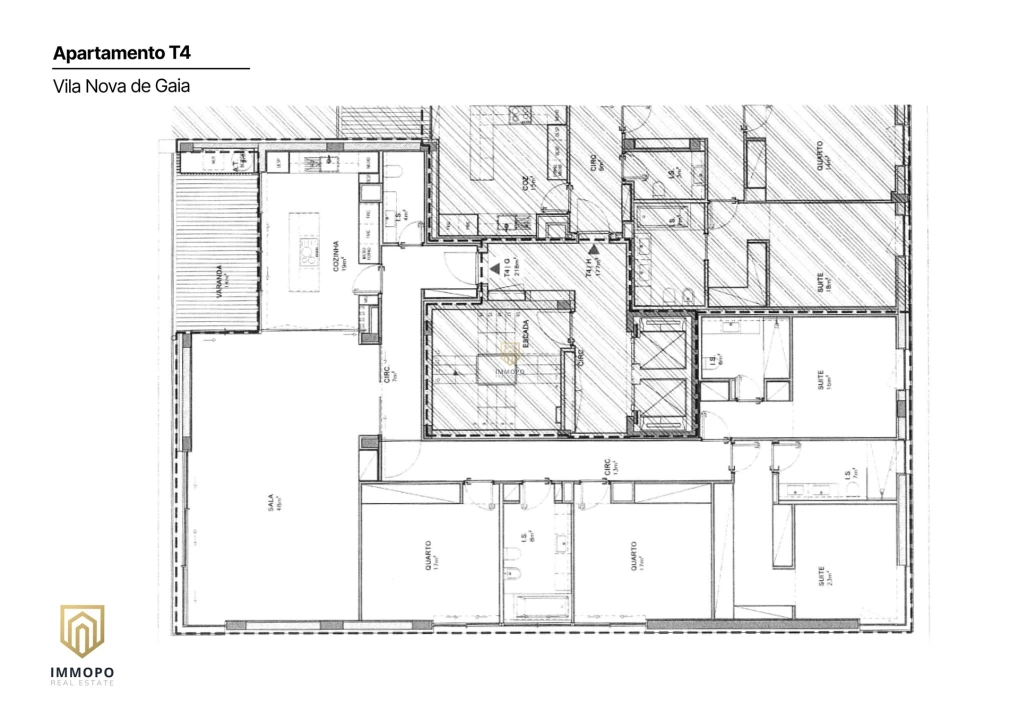 Apartamento T4 para Venda em Mafamude e Vilar do Paraíso Foto 50