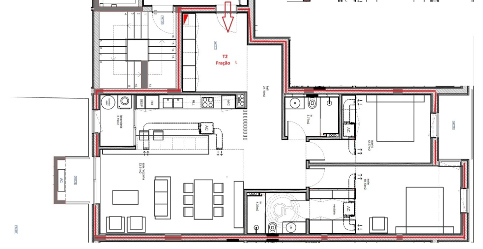 Apartamento T2 para Venda em São Bernardo Foto 22