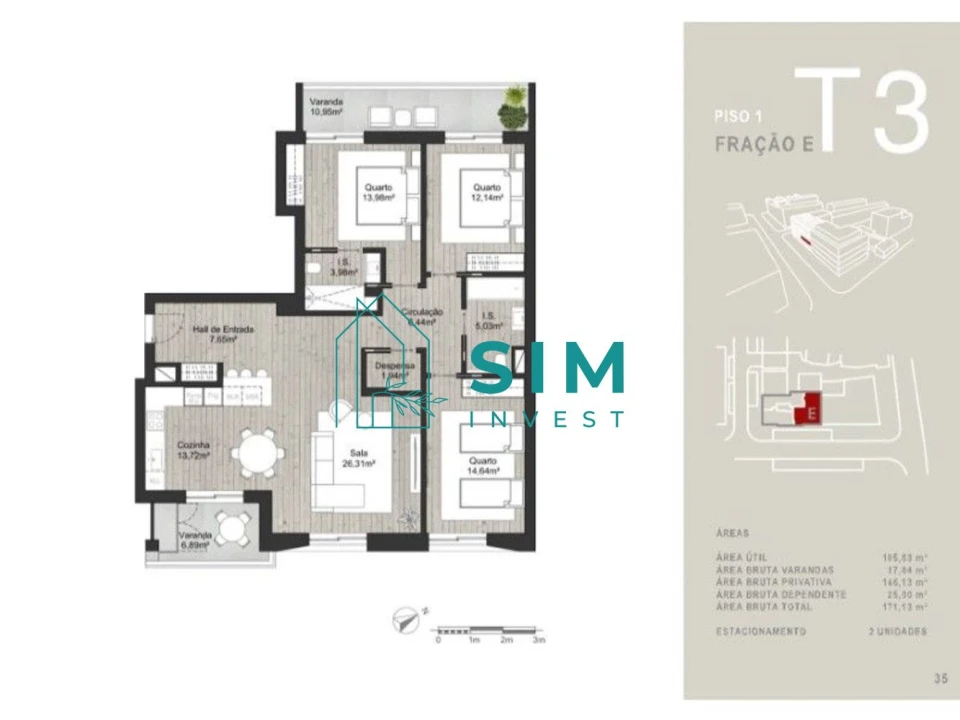 Apartamento T3 para Venda em Almancil Foto 34