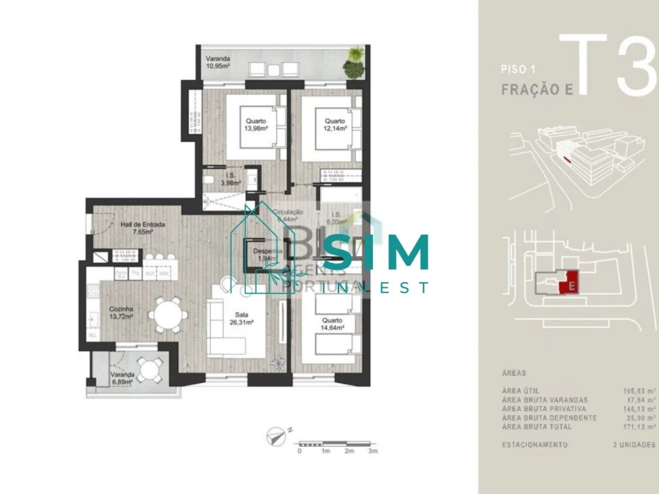 Apartamento T3 para Venda em Almancil Foto 32