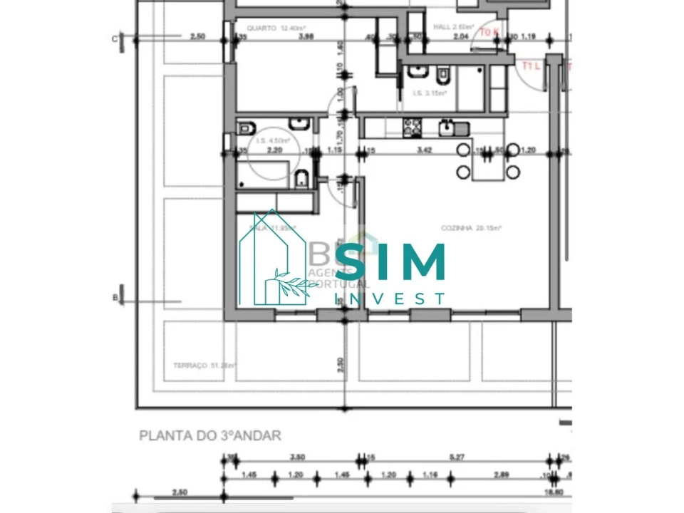 Apartamento T1 para Venda em Vila Real de Santo Antonio Foto 23