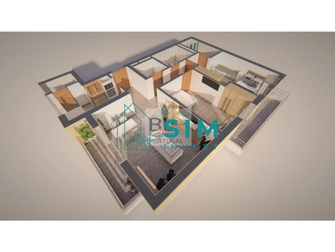 Apartamento T2 para Venda em Quelfes Foto 13