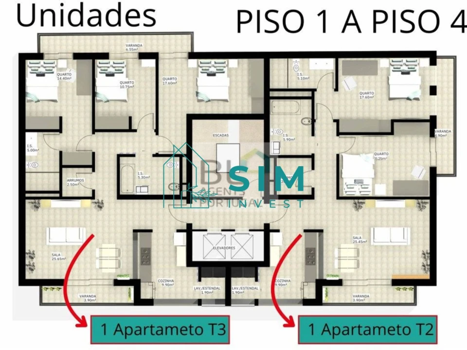 Apartamento T2 para Venda em Quelfes Foto 10