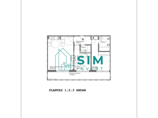 Apartamento T2 para Venda em Quelfes Foto 22