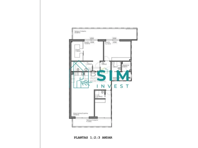Apartamento T2 para Venda em Quelfes Foto 19