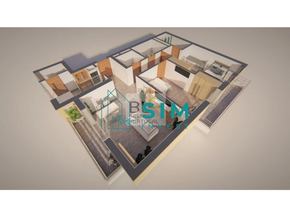 Apartamento T2 para Venda em Quelfes Foto 13