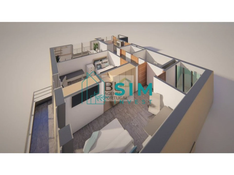 Apartamento T2 para Venda em Quelfes Foto 11