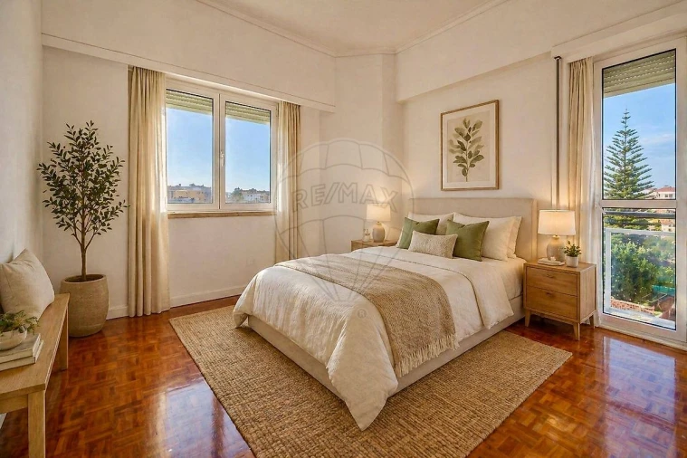 Apartamento T3 para Arrendamento em Carcavelos e Parede Foto 24