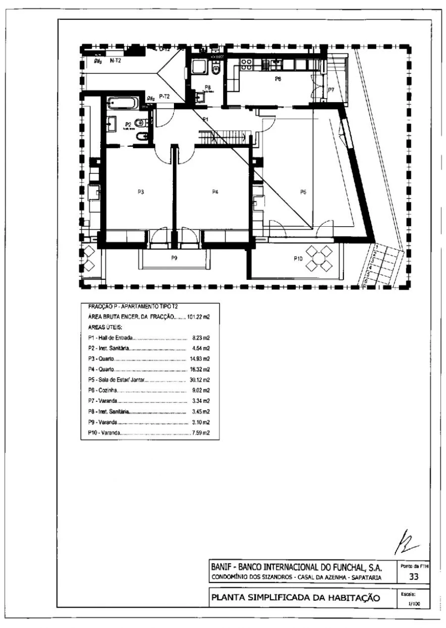 Apartamento T2 para Venda em Sapataria Foto 7