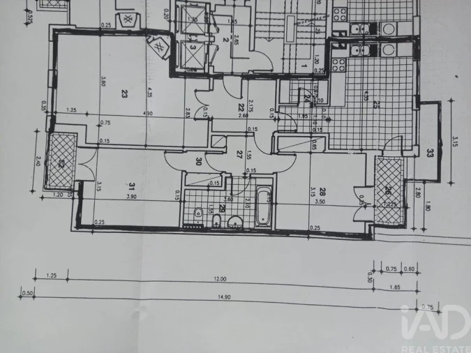Apartamento T2 para Arrendamento em São Pedro de Tomar Foto 27