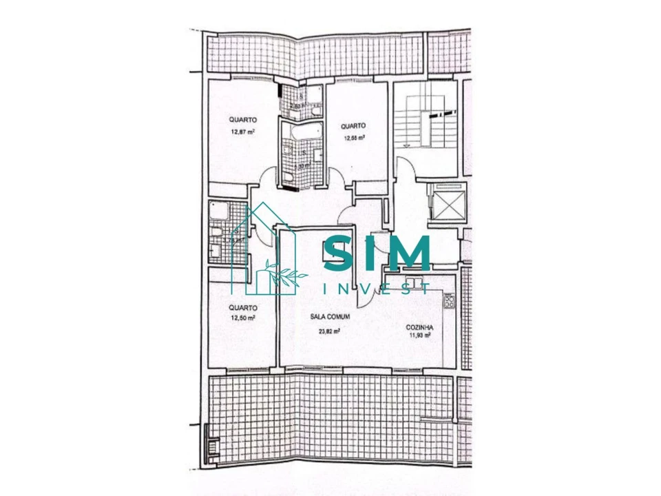 Apartamento T3 para Venda em Montenegro Foto 24