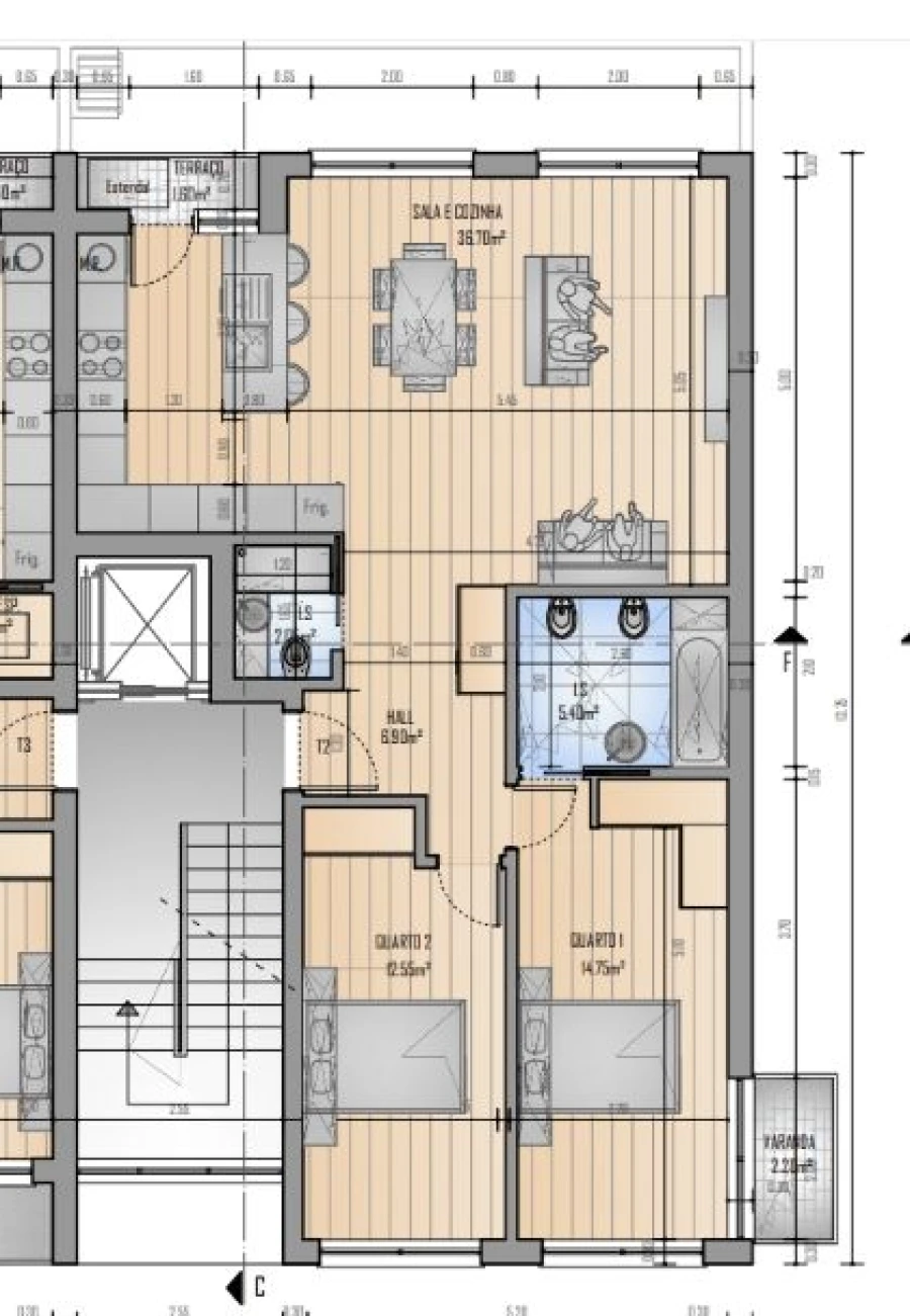 Apartamento T2 para Venda em Moncarapacho e Fuseta Foto 19