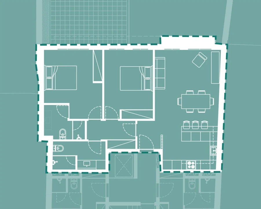 Apartamento T2 para Arrendamento em Braga (São José de São Lázaro e São João do Souto) Foto 19