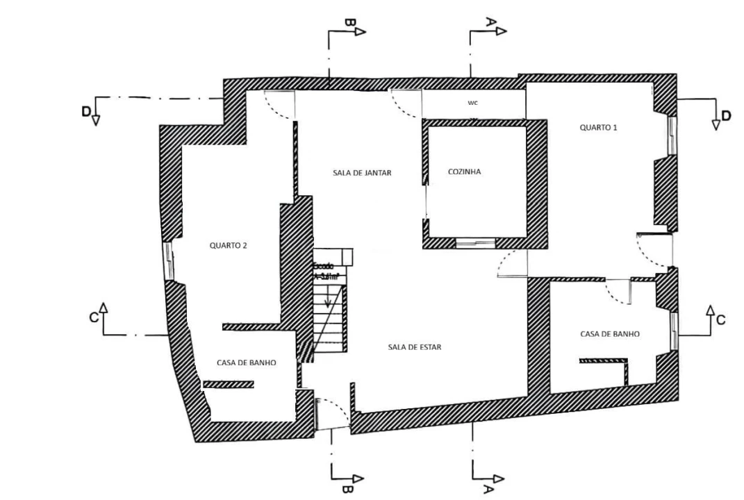 Moradia T2 para Venda em Santa Luzia Foto 44