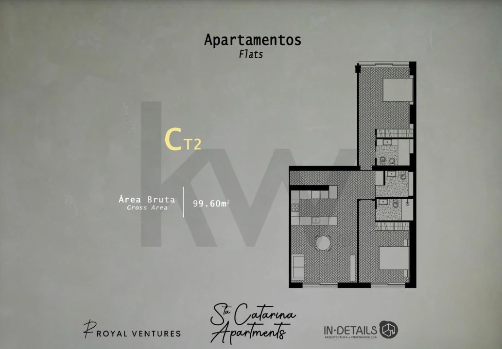 Apartamento T2 para Venda em Cedofeita, Santo Ildefonso, Sé, Miragaia, São Nicolau e Vitória Foto 4