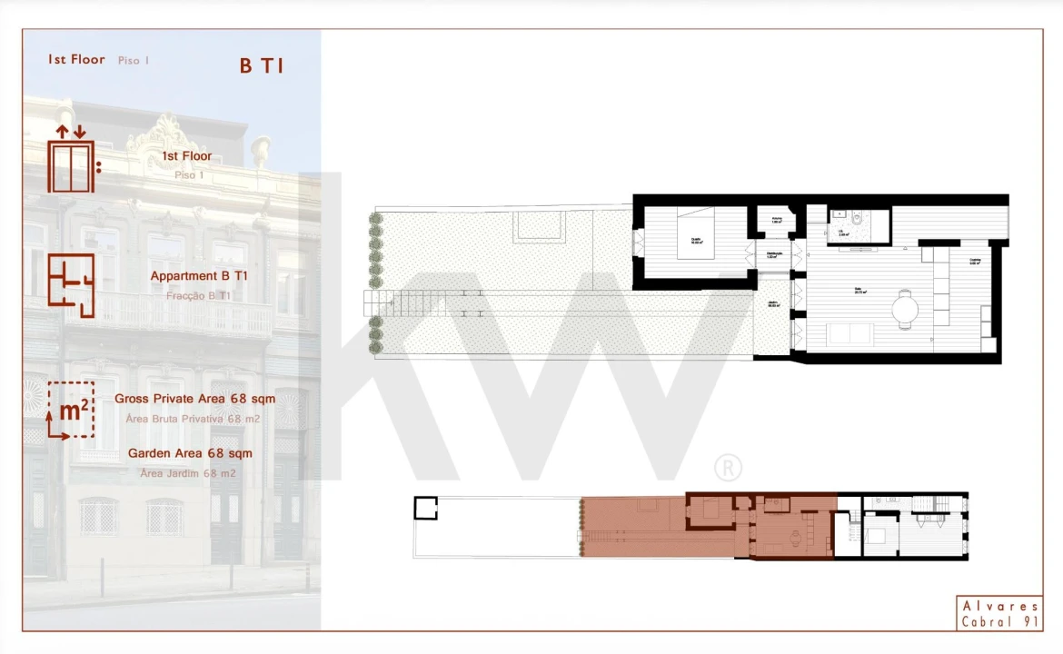 Apartamento T1 para Venda em Cedofeita, Santo Ildefonso, Sé, Miragaia, São Nicolau e Vitória Foto 5