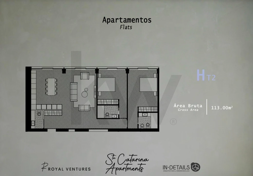 Apartamento T2 para Venda em Cedofeita, Santo Ildefonso, Sé, Miragaia, São Nicolau e Vitória Foto 4