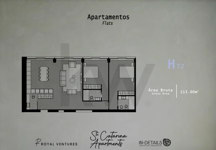 Apartamento T2 para Venda em Cedofeita, Santo Ildefonso, Sé, Miragaia, São Nicolau e Vitória Foto 4