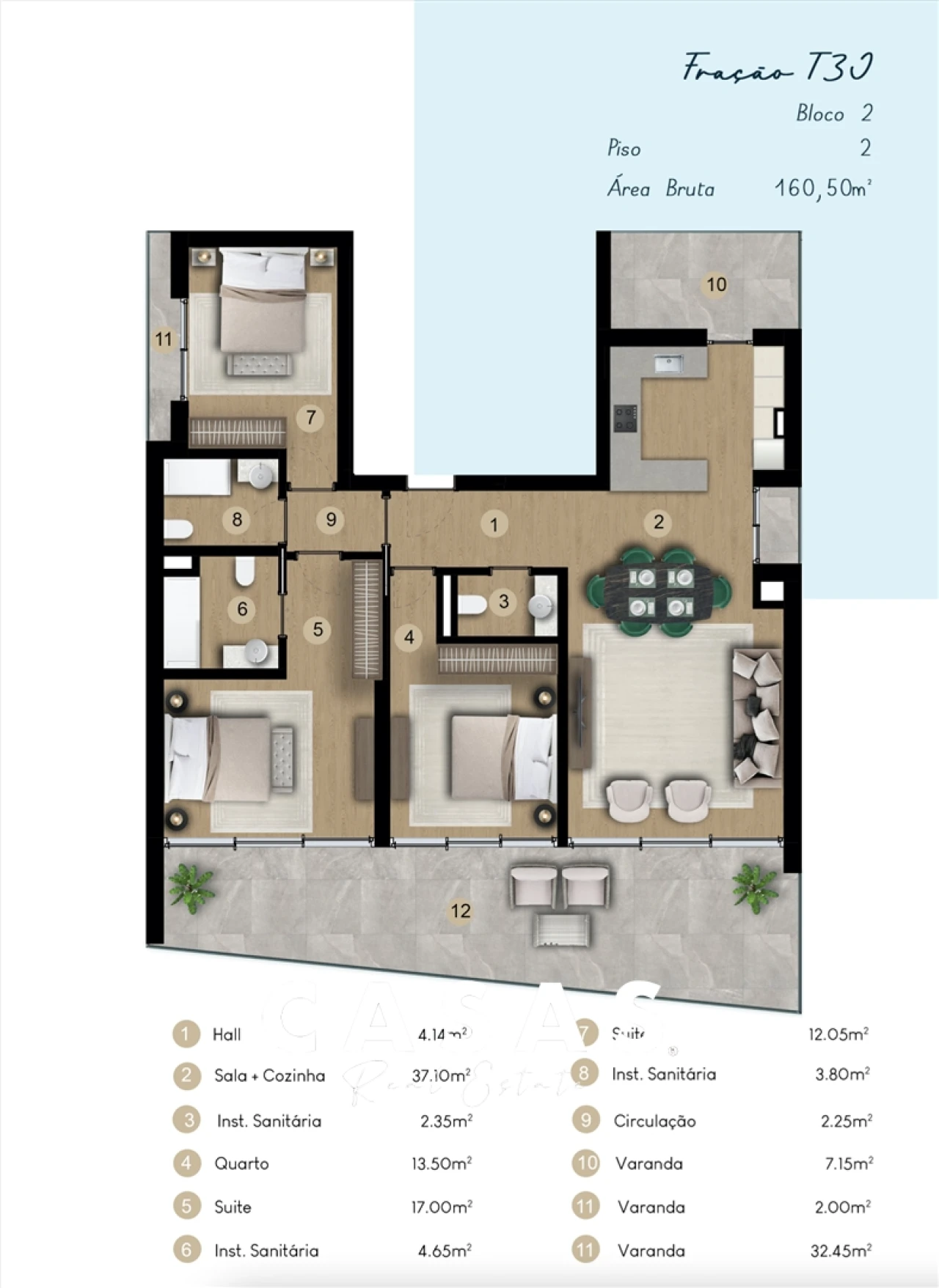Apartamento T3 para Venda em São Martinho Foto 11