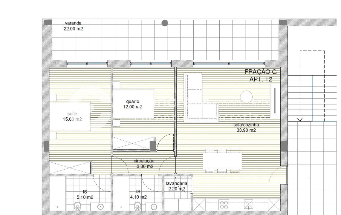Apartamento T2 para Venda em Tamel (Santa Leocádia) e Vilar do Monte Foto 8