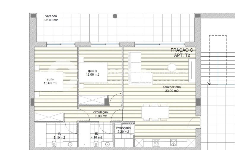 Apartamento T2 para Venda em Tamel (Santa Leocádia) e Vilar do Monte Foto 8