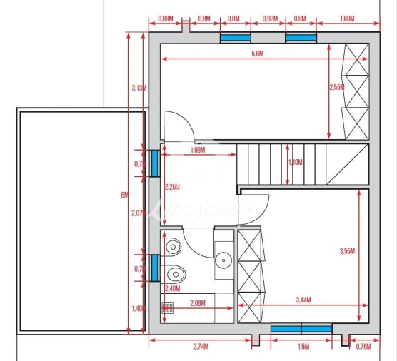 Moradia T2 para Venda em Lijo Foto 14