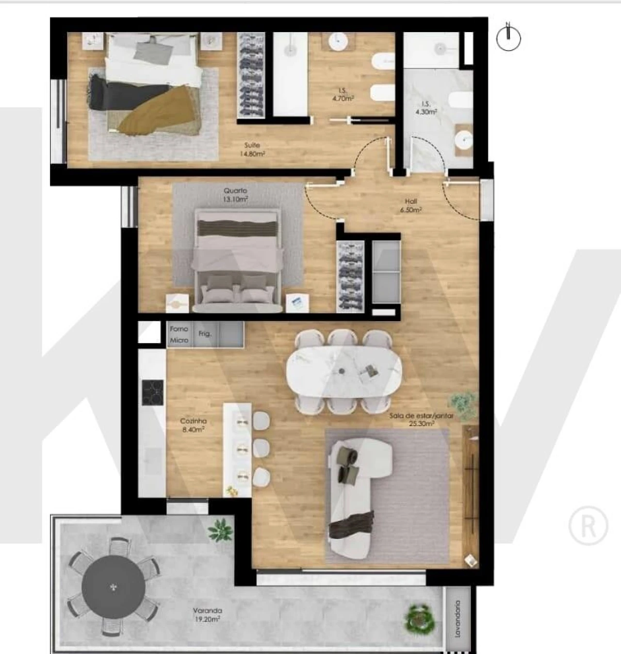 Apartamento T2 para Venda em Pombal Foto 1