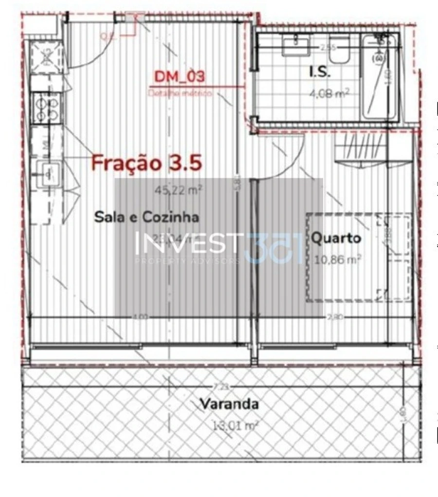 Apartamento T1 para Venda em Avintes Foto 6