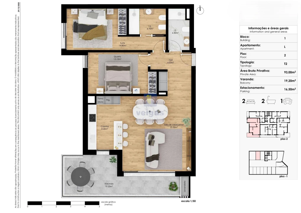 Apartamento T2 para Venda em Pombal Foto 32