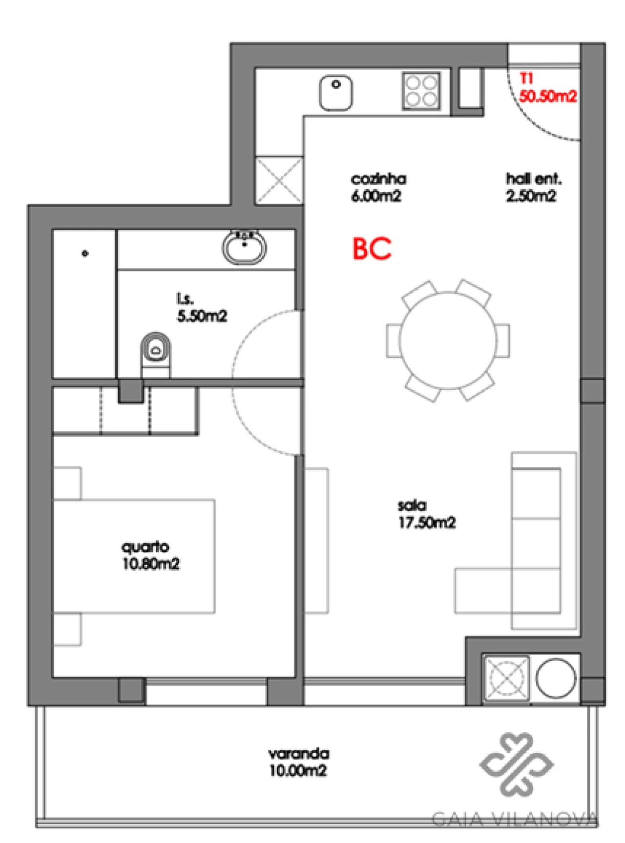 Apartamento T1 para Venda em Valadares Foto 16