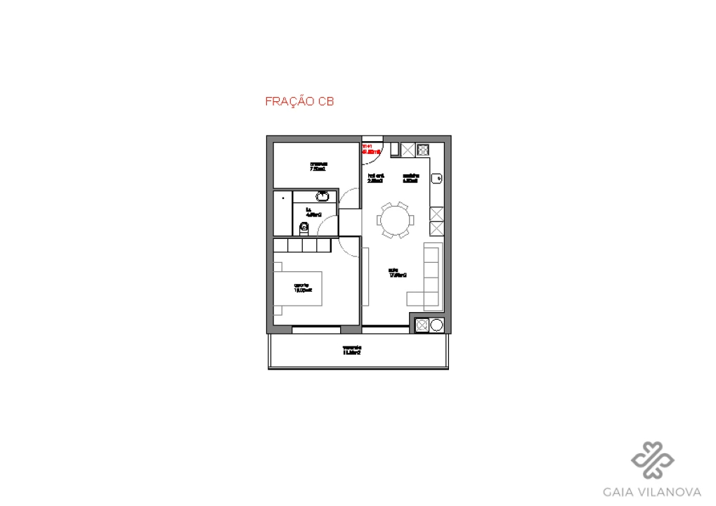 Apartamento T1 para Venda em Valadares Foto 16
