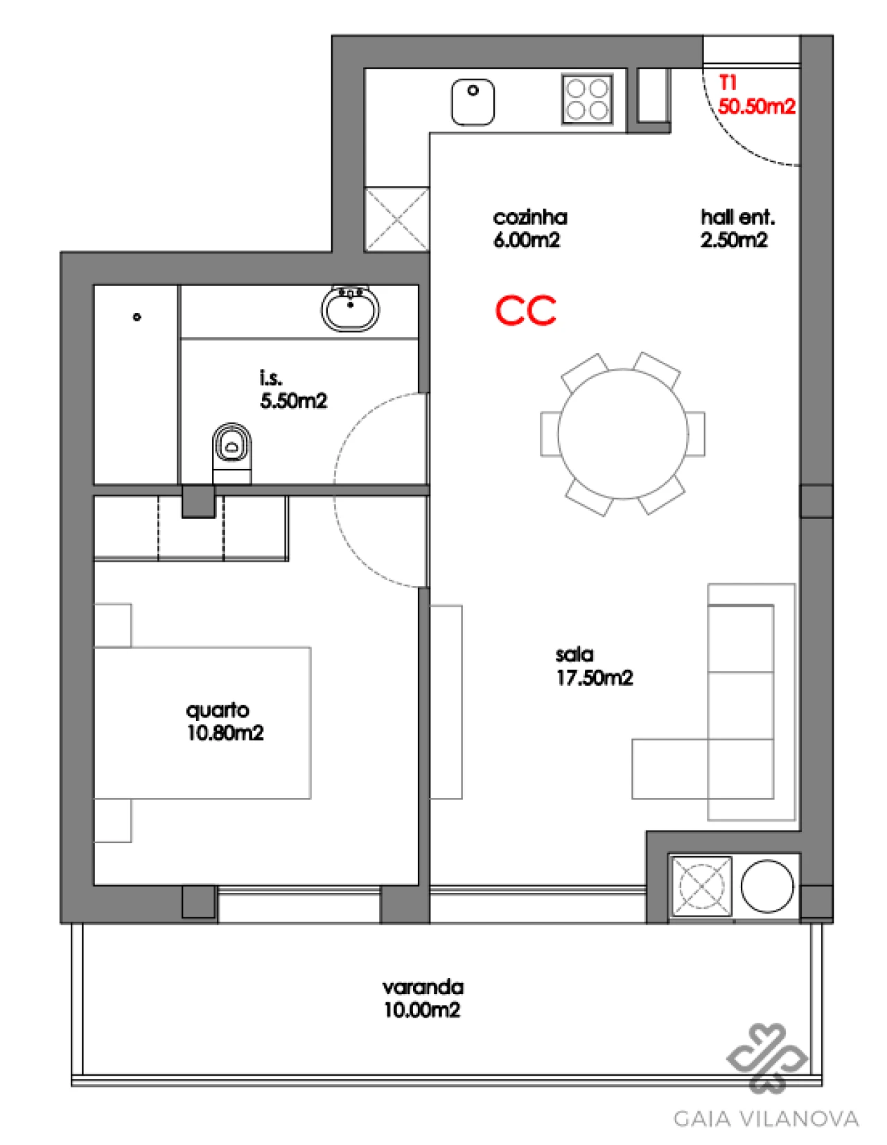 Apartamento T1 para Venda em Valadares Foto 16