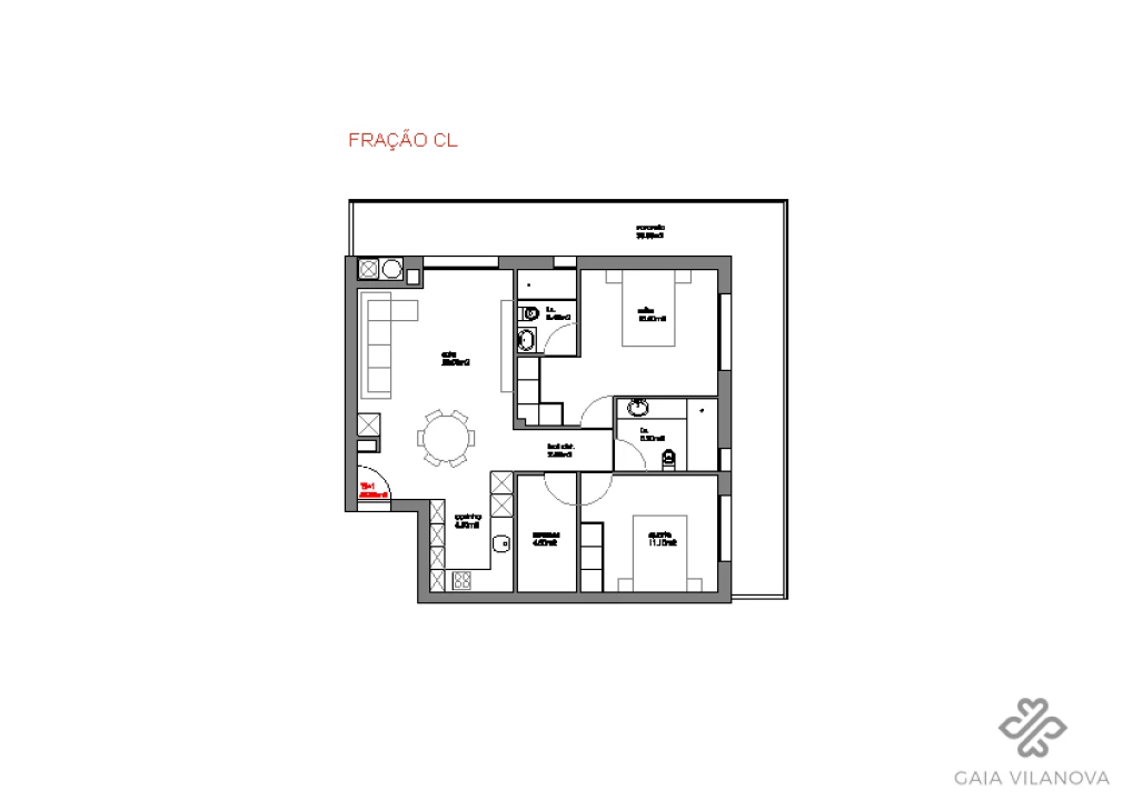 Apartamento T2 para Venda em Valadares Foto 16