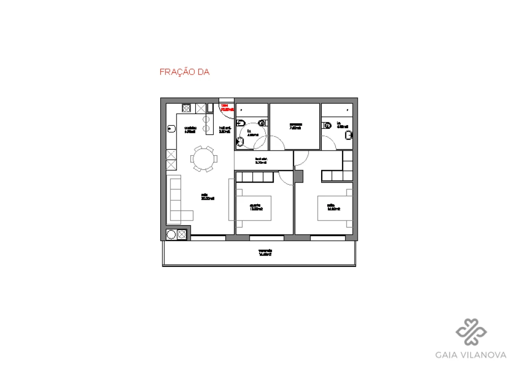 Apartamento T2 para Venda em Valadares Foto 16