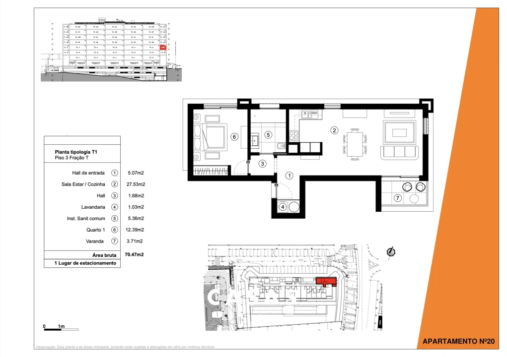 Apartamento T1 para Venda em São Martinho Foto 29