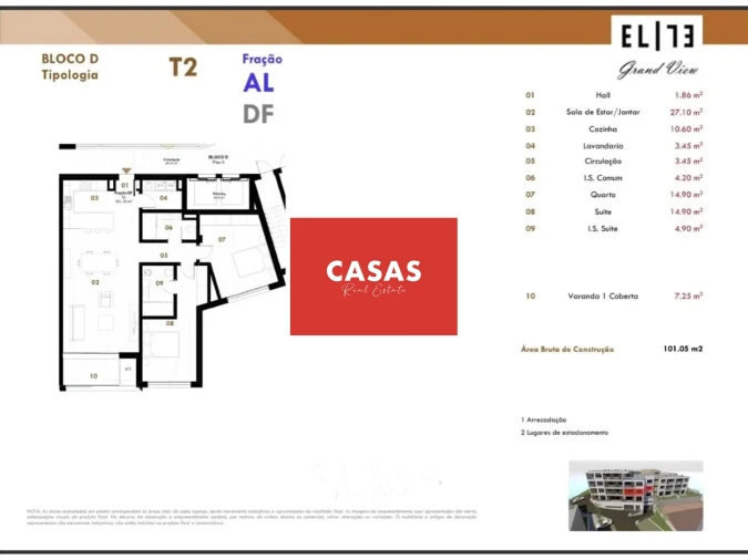 Apartamento T2 para Venda em Estreito de Camara de Lobos Foto 18