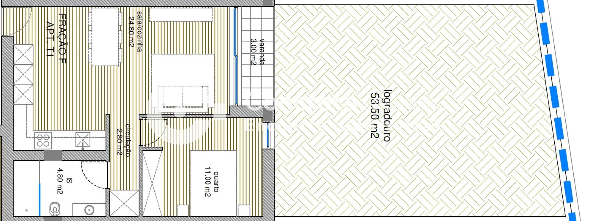 Apartamento T1 para Venda em Manhente Foto 8