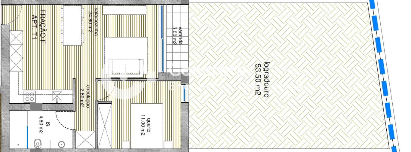 Apartamento T1 para Venda em Manhente Foto 8