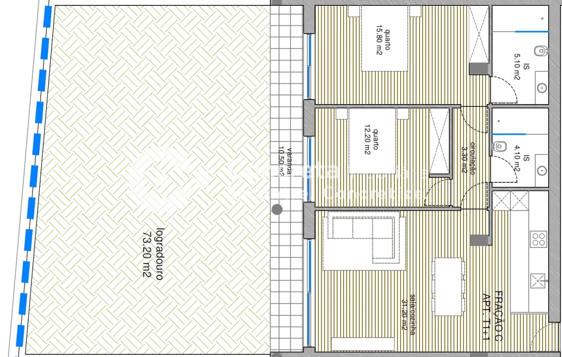 Apartamento T2 para Venda em Manhente Foto 8