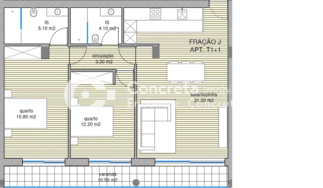Apartamento T2 para Venda em Manhente Foto 8