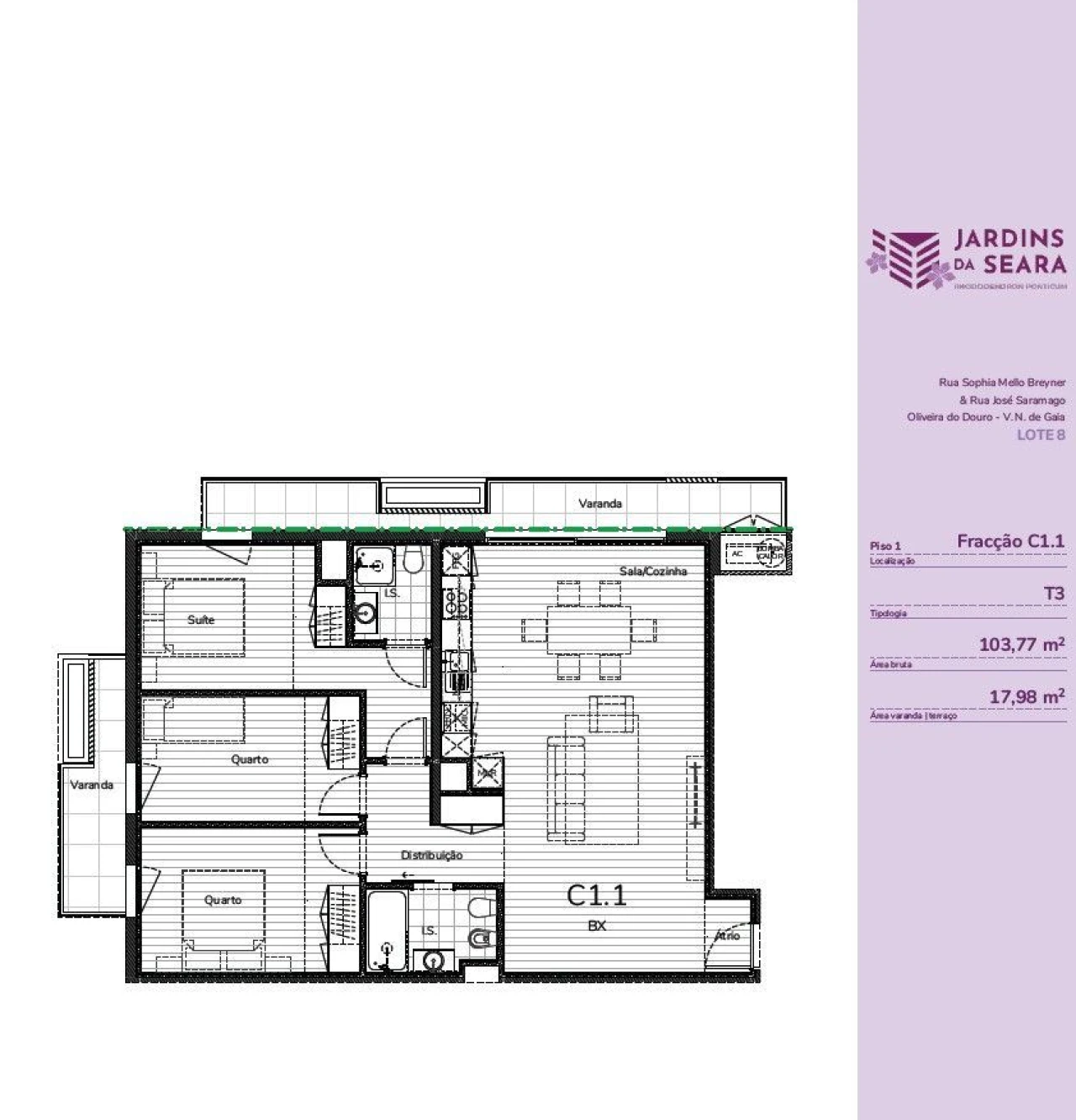 Apartamento T3 para Venda em Oliveira do Douro Foto 16
