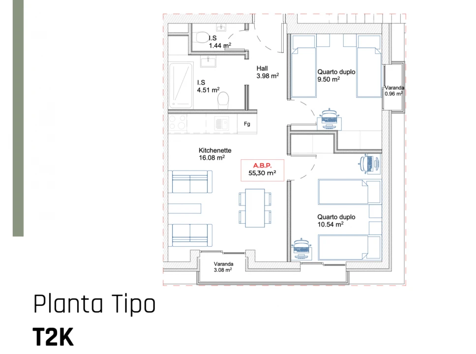 Apartamento T2 para Venda em Paranhos Foto 16
