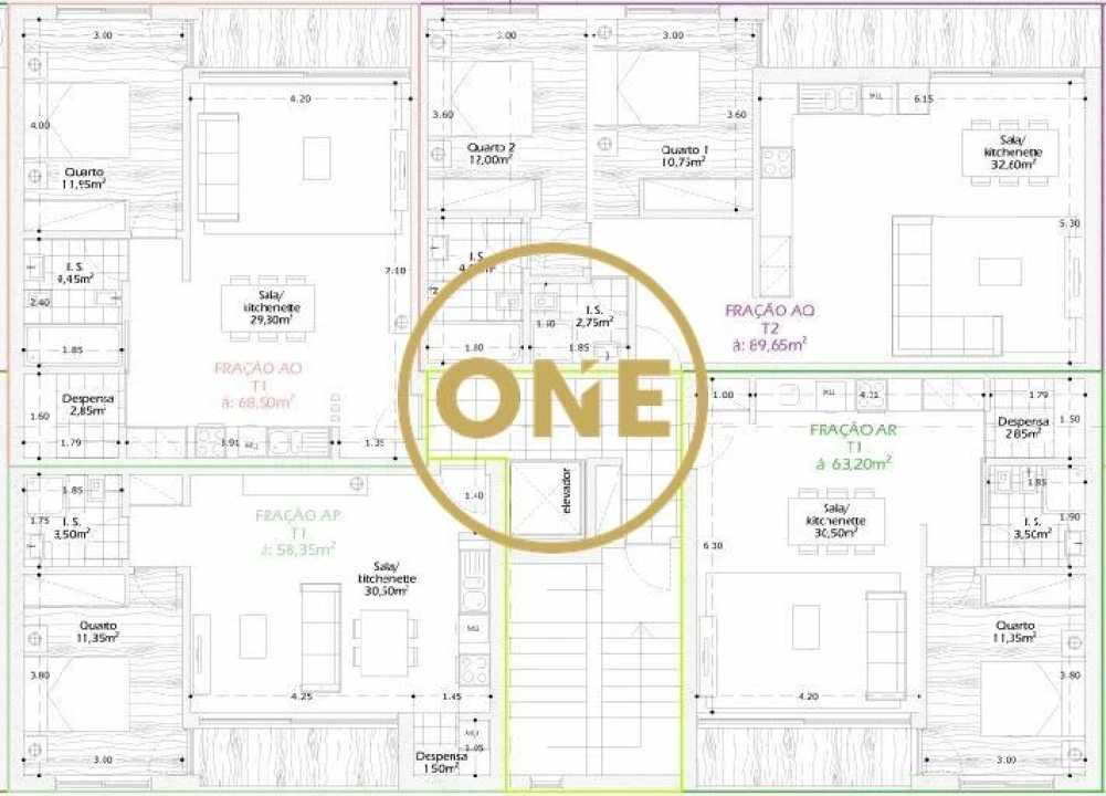 Apartamento T2 para Venda em Vila Nova de Famalicão e Calendário Foto 2