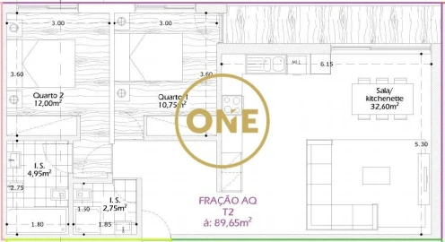 Apartamento T2 para Venda em Vila Nova de Famalicão e Calendário