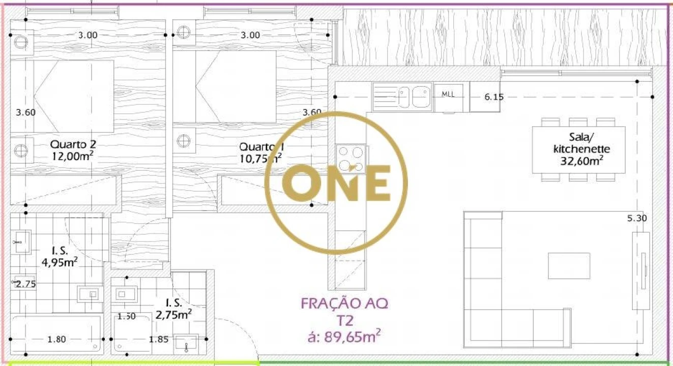 Apartamento T2 para Venda em Vila Nova de Famalicão e Calendário Foto 1