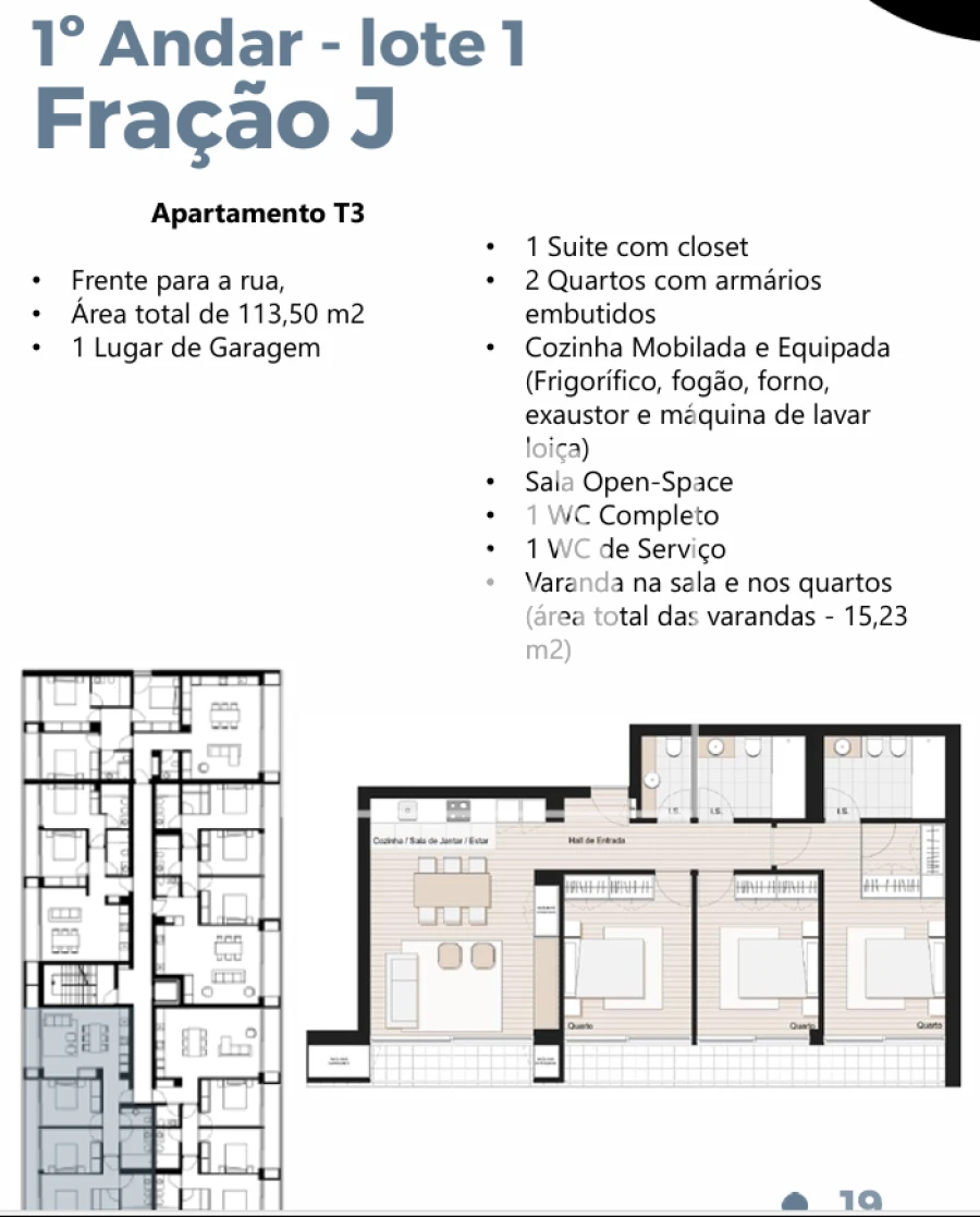 Apartamento T3 para Venda em Darque Foto 11