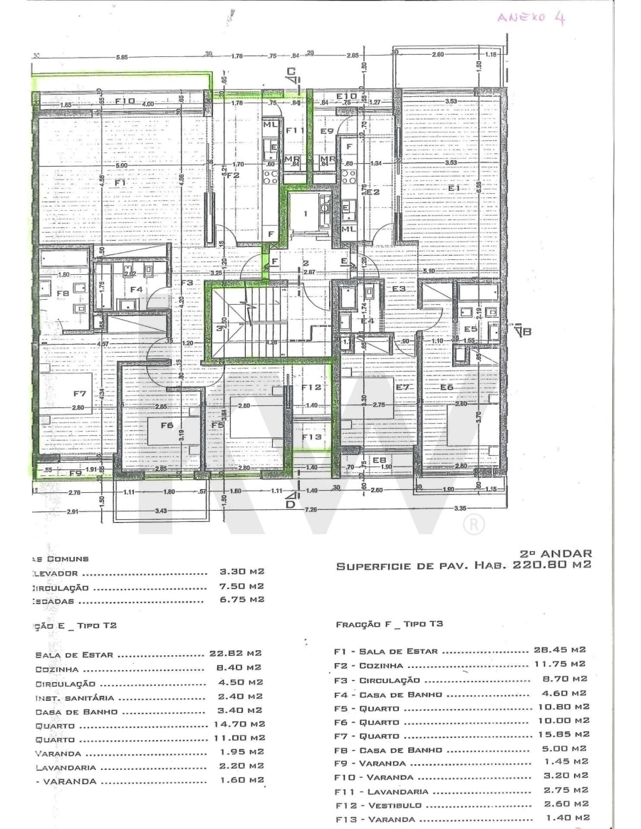 Apartamento T3 para Venda em Vila Real de Santo Antonio Foto 24
