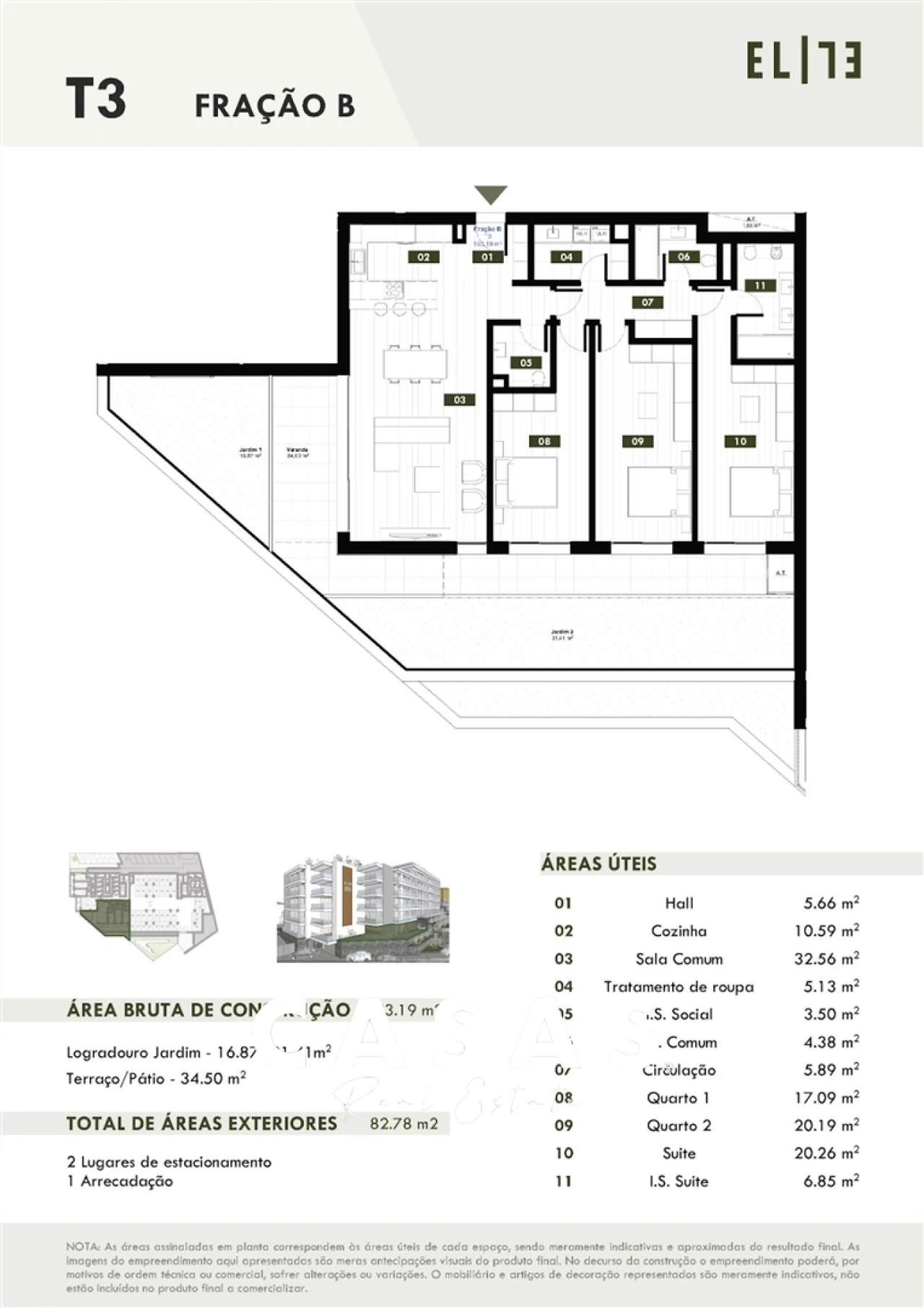Apartamento T3 para Venda em Estreito de Camara de Lobos Foto 9