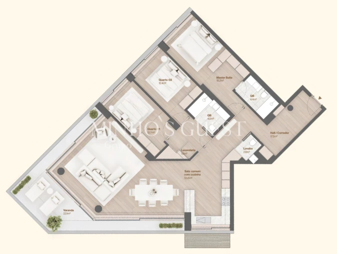 Apartamento T3 para Venda em Vila do Conde Foto 17